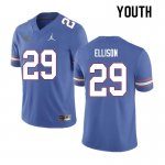 Youth Florida Gators #29 Khamal Ellison NCAA Nike Blue Authentic Stitched College Football Jersey CHE0262XV